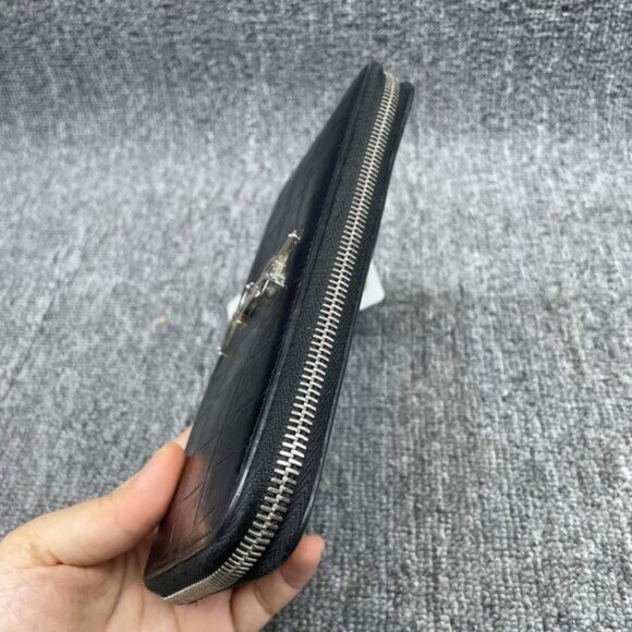 YSL Yves Saint Laurent Zippy Black Wallet lux340-100125 - Picture 3 of 14